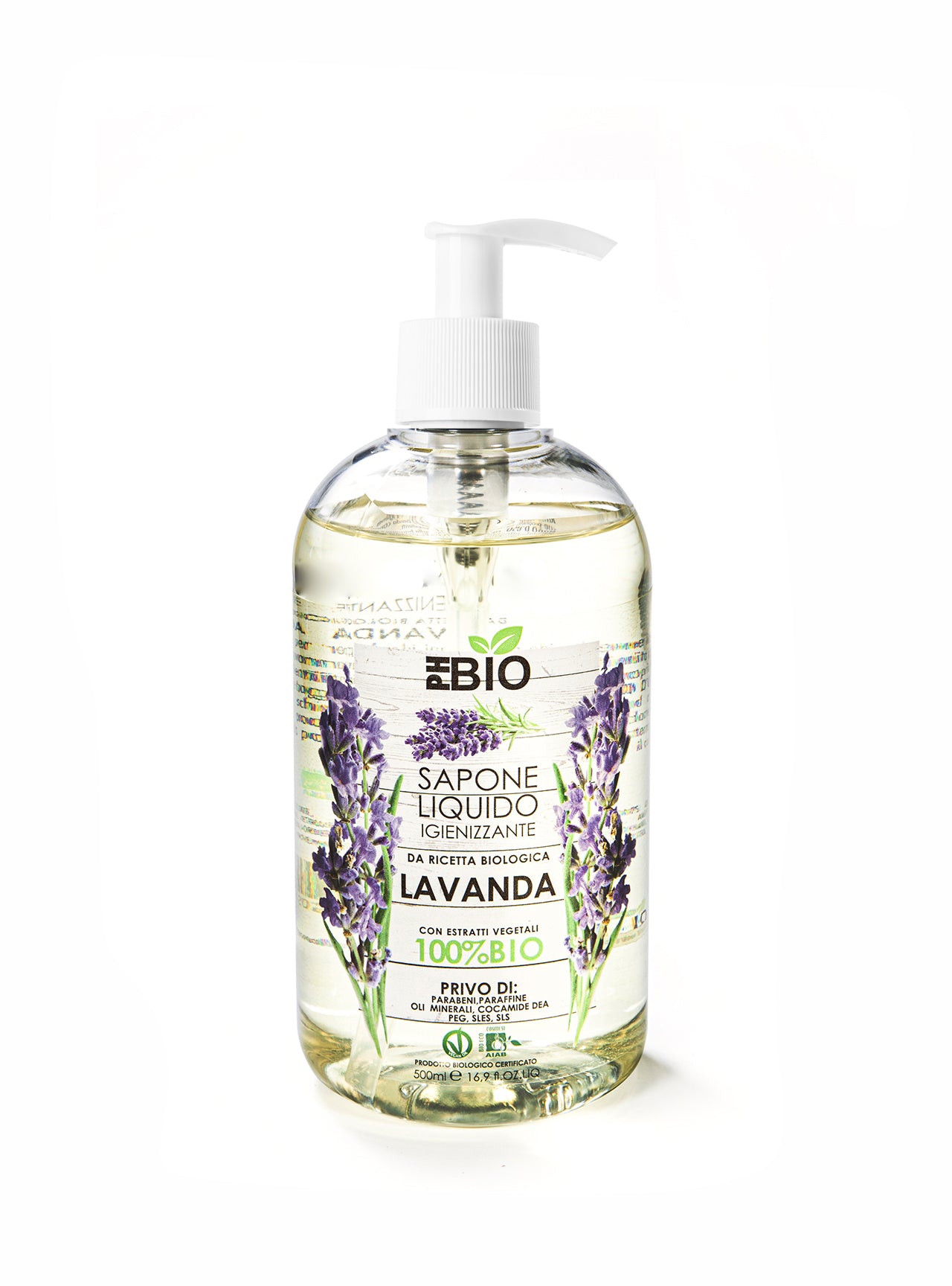 SAPONE LIQUIDO - PH BIO - 500 ML - LAVANDA