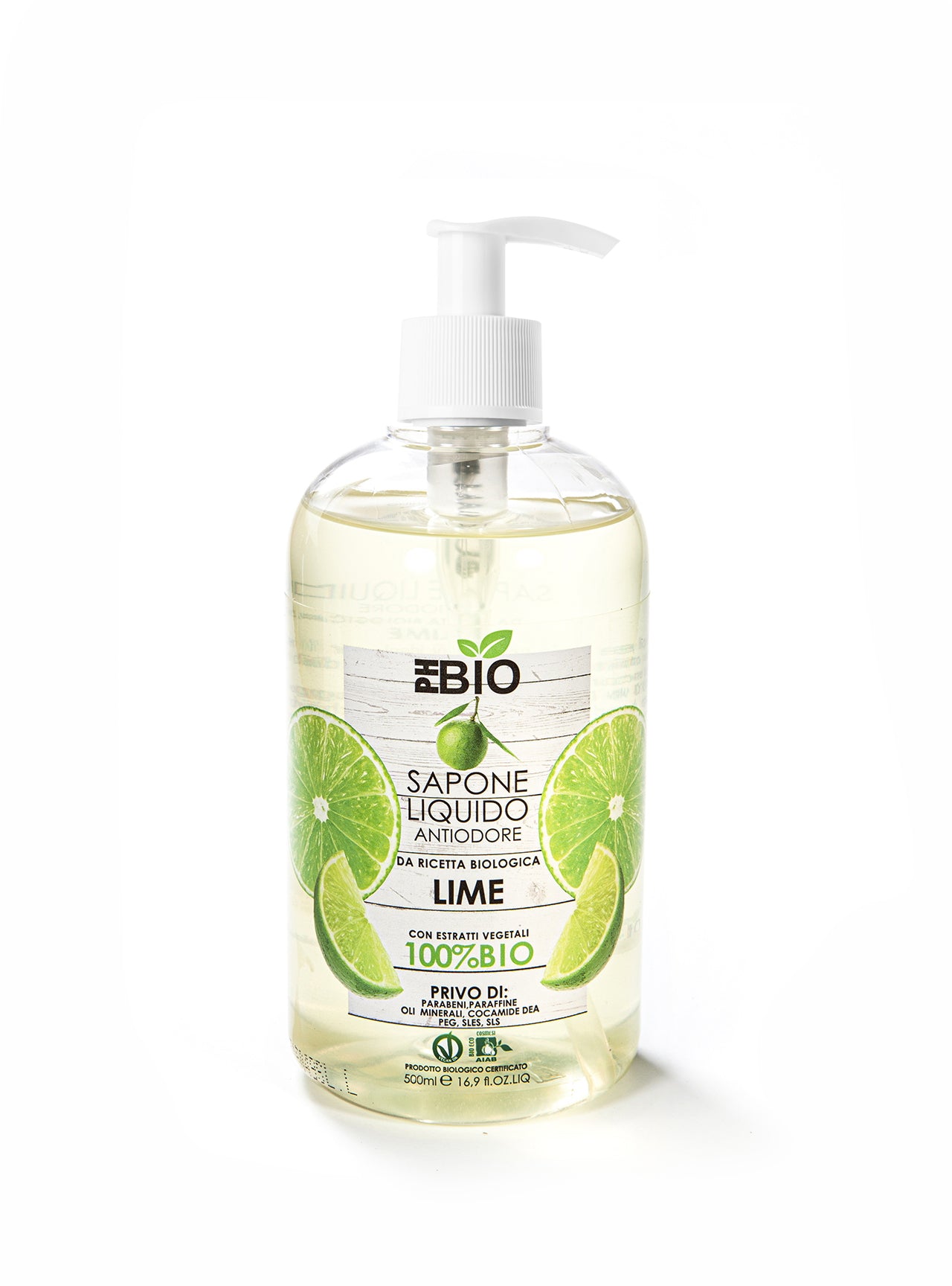 SAPONE LIQUIDO - PH BIO - LIME - 500 ML Oluvida SAPONE LIQUIDO - PH BIO - LIME - 500 ML Oluvida