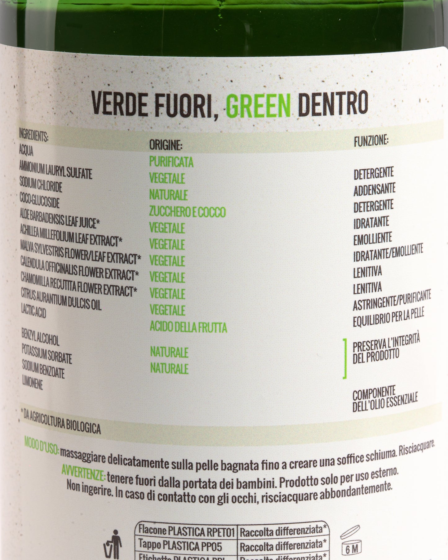Bagnoschiuma - ENERGIA VIVA - Organic Innovation - Vegan OK