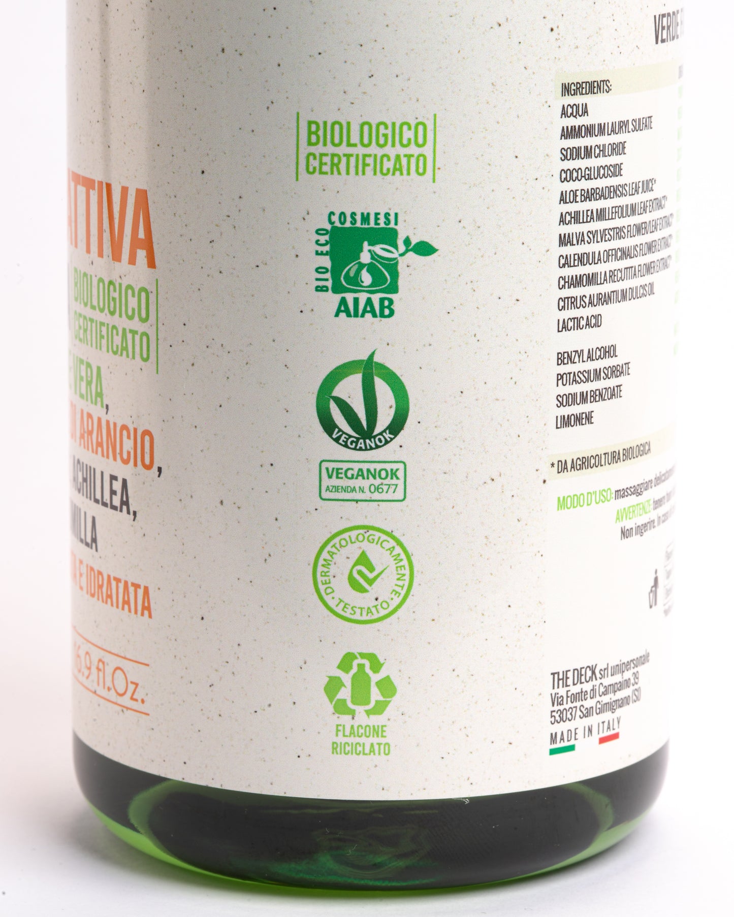 Bagnoschiuma - ENERGIA VIVA - Organic Innovation - Vegan OK