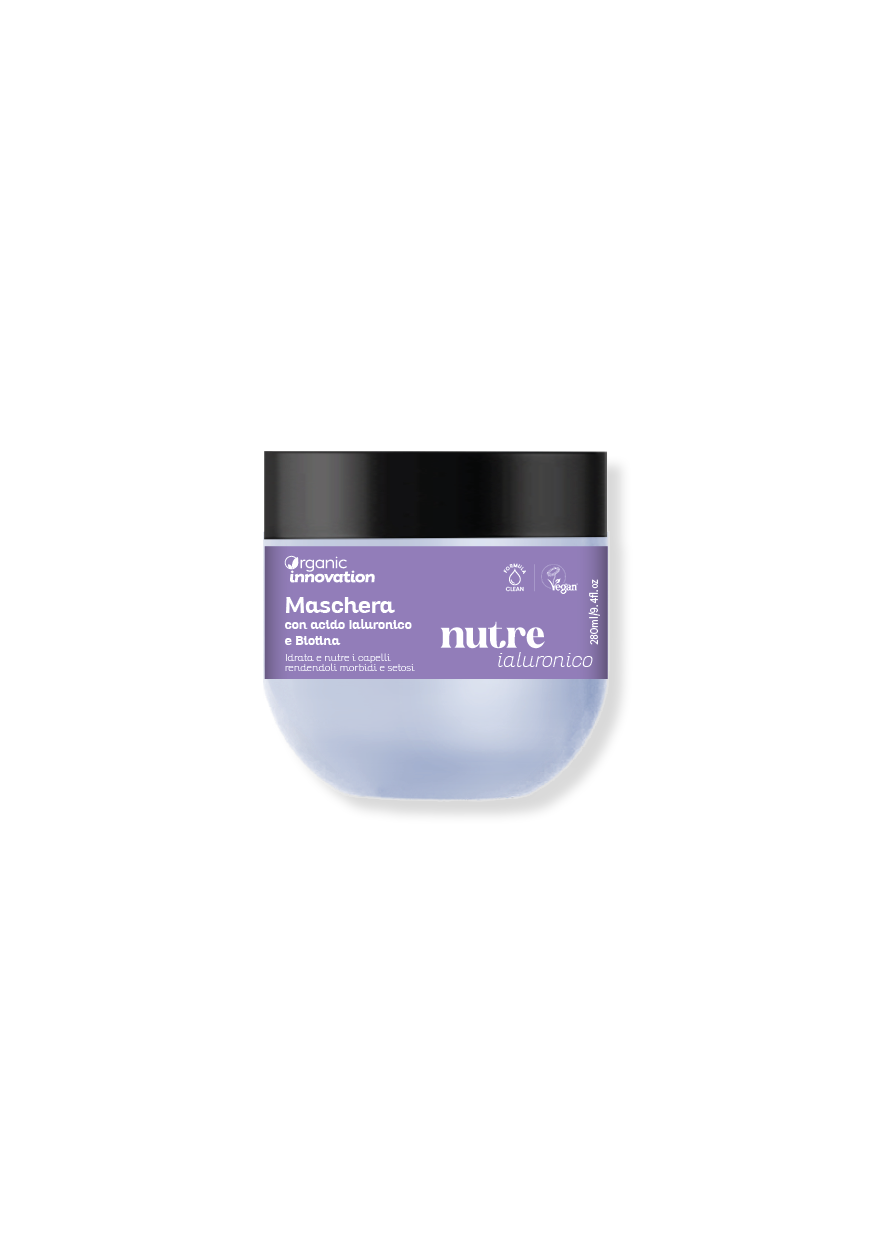 LINEA NUTRE - Maschera capelli, Organic innovation, Acido ialuronico e proteine del grano
