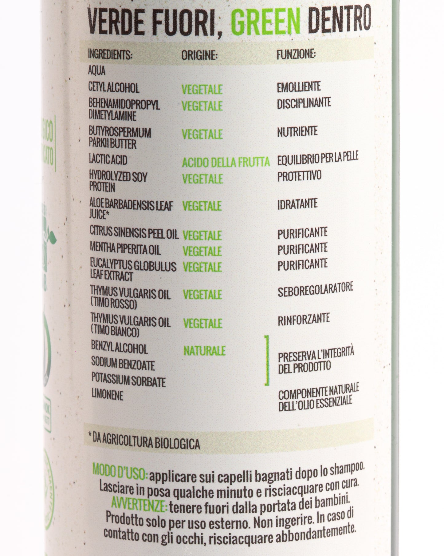 Balasamo - PURA LEGGEREZZA - Capelli Grassi - Organic Innovation - 250ml