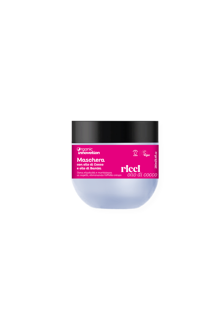 LINEA RICCI - Maschera Organic Innovation, olio di cocco e olio di bambù