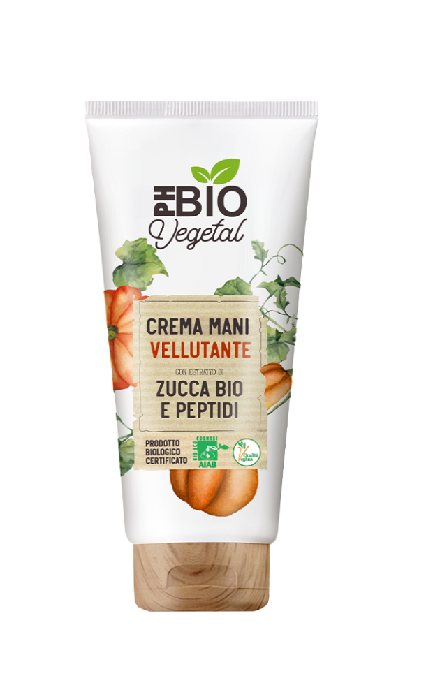 Crema mani VELLUTANTE Zucca Vellutante zucca e peptidi - Ph bio Vegetal 250 ml Vegan OK