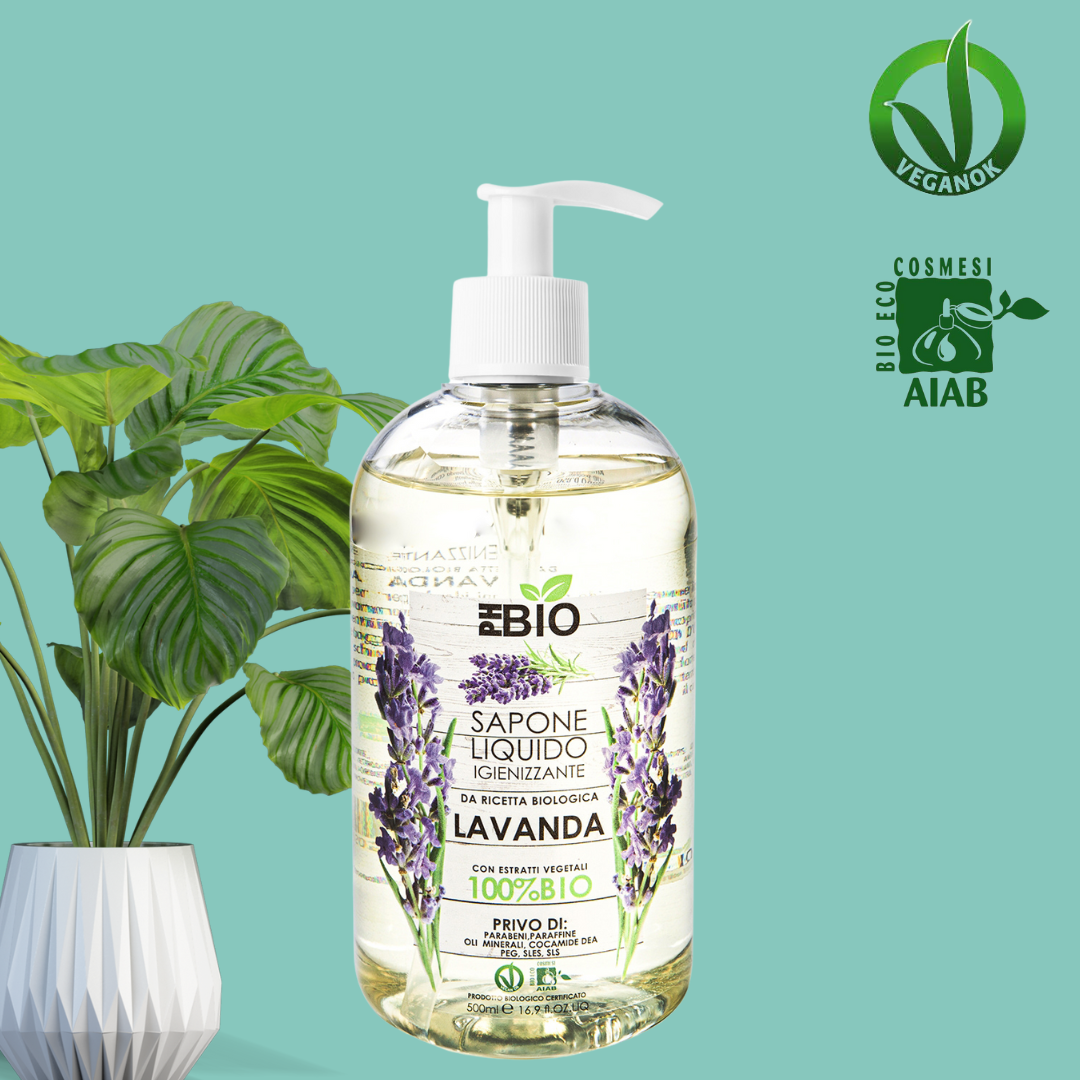 SAPONE LIQUIDO - PH BIO -  500 ML - LAVANDA