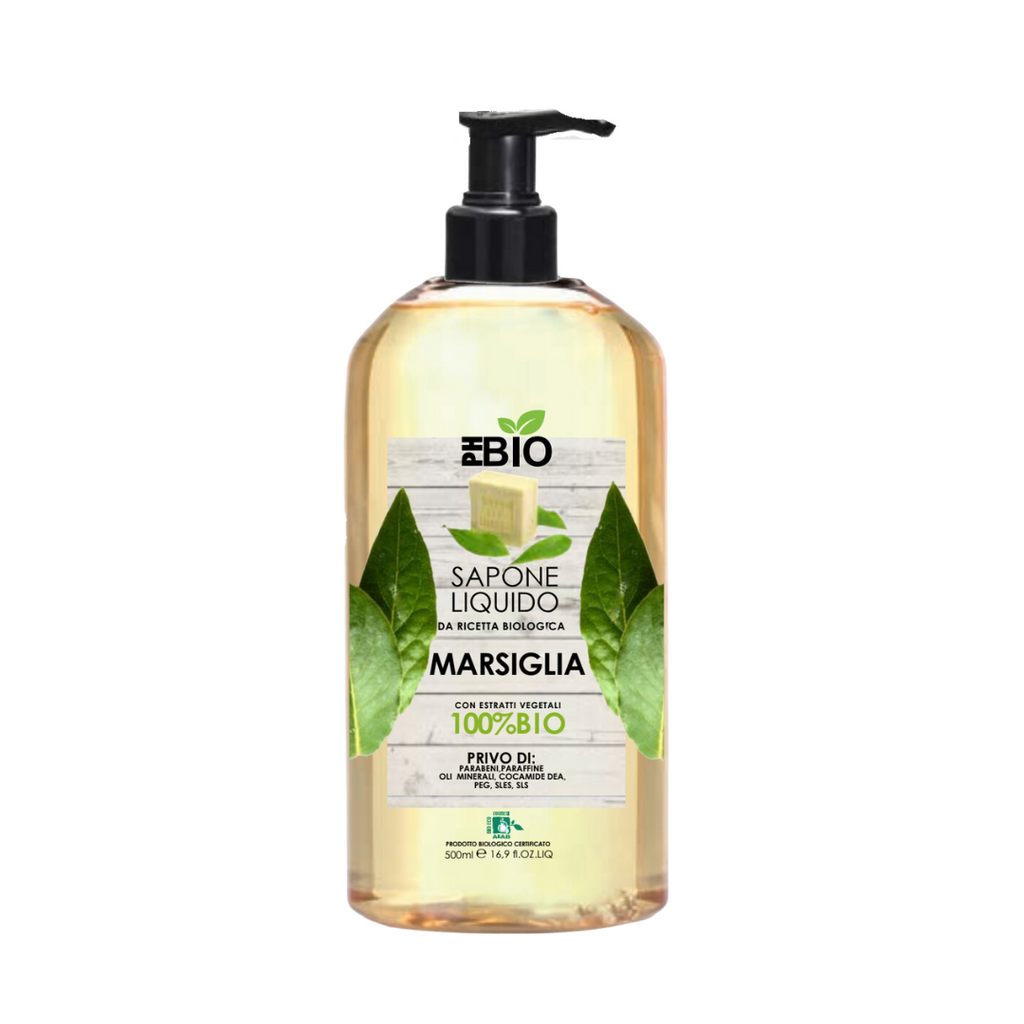 SAVON LIQUIDE DE MARSEILLE - PH BIO - 100% Bio - 500ml