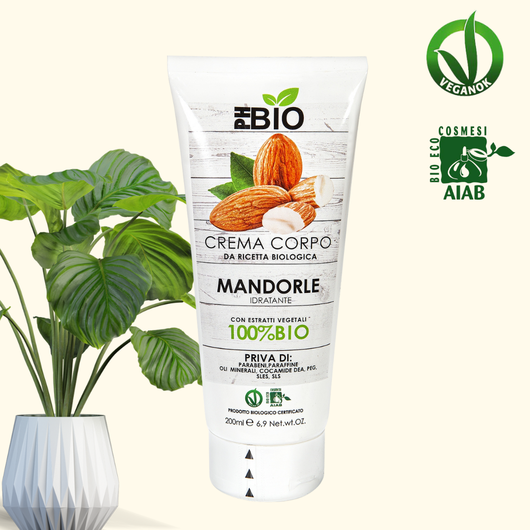 CRÈME CORPS AMANDES - PH BIO - 100% Bio - 200 ml