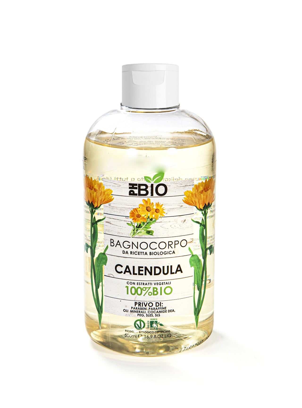 BAGNOCORPO CALENDULA - PH BIO - 100% BIOLOGICO - 500ml