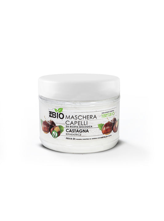 Maschera per capelli - PH BIO - alla castagna - Riparatrice - 100% Biologico