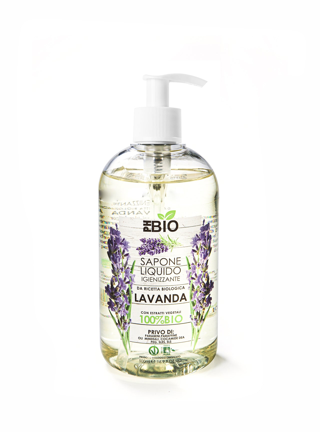 SAPONE LIQUIDO - PH BIO -  500 ML - LAVANDA