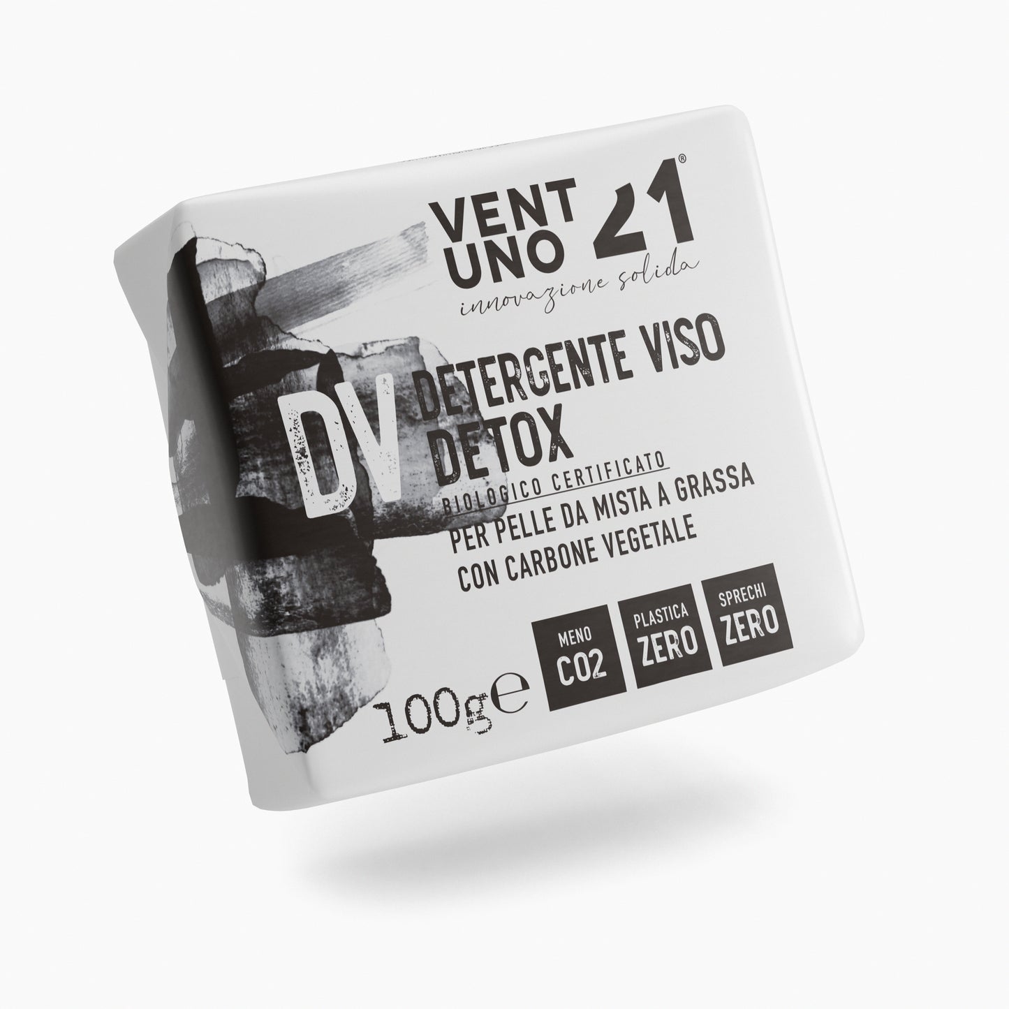 COSMETICO SOLIDO 21 - DETERGENTE PER IL VISO DETOX - 100g