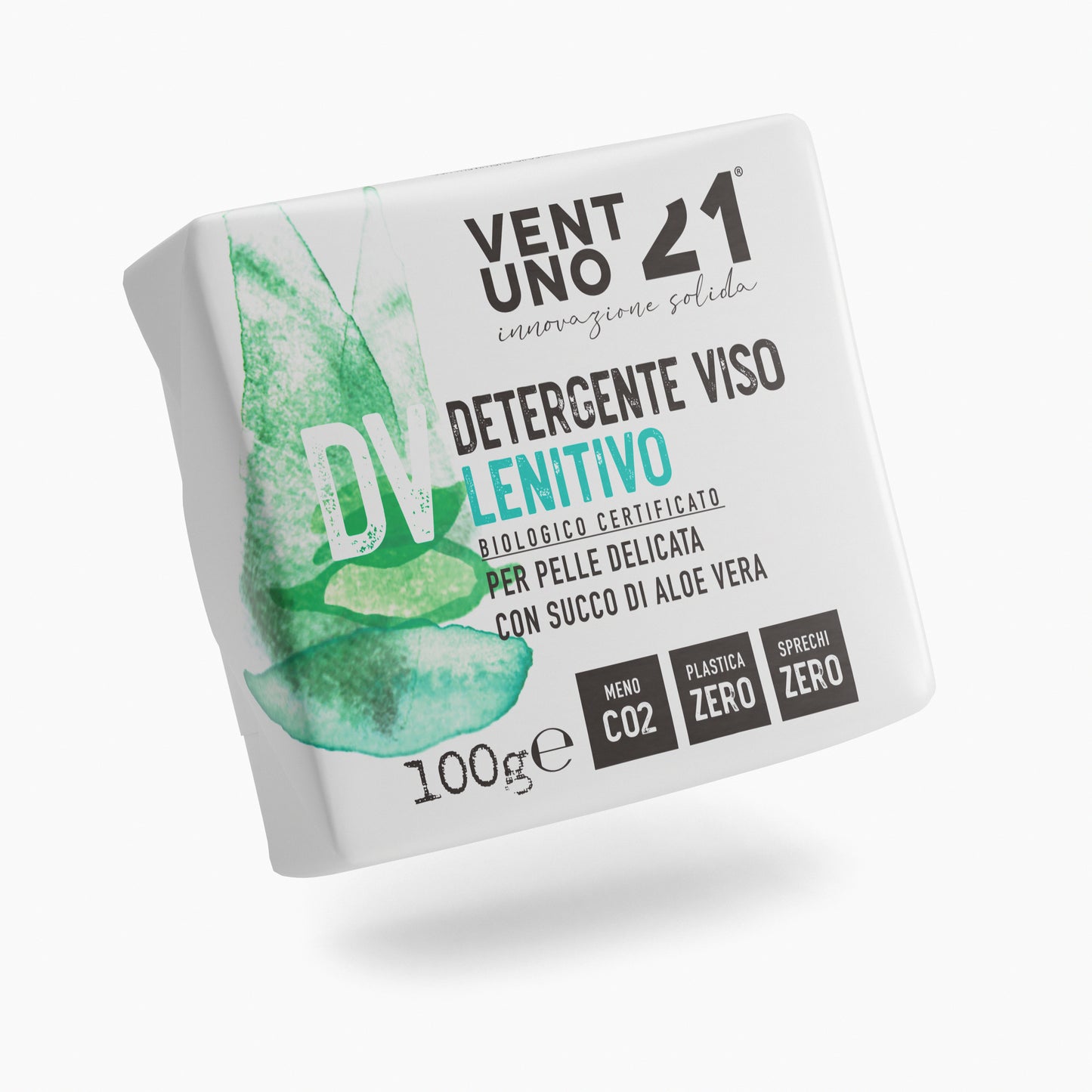 COSMETICO SOLIDO 21 - DETERGENTE PER IL VISO LENITIVO - 100g