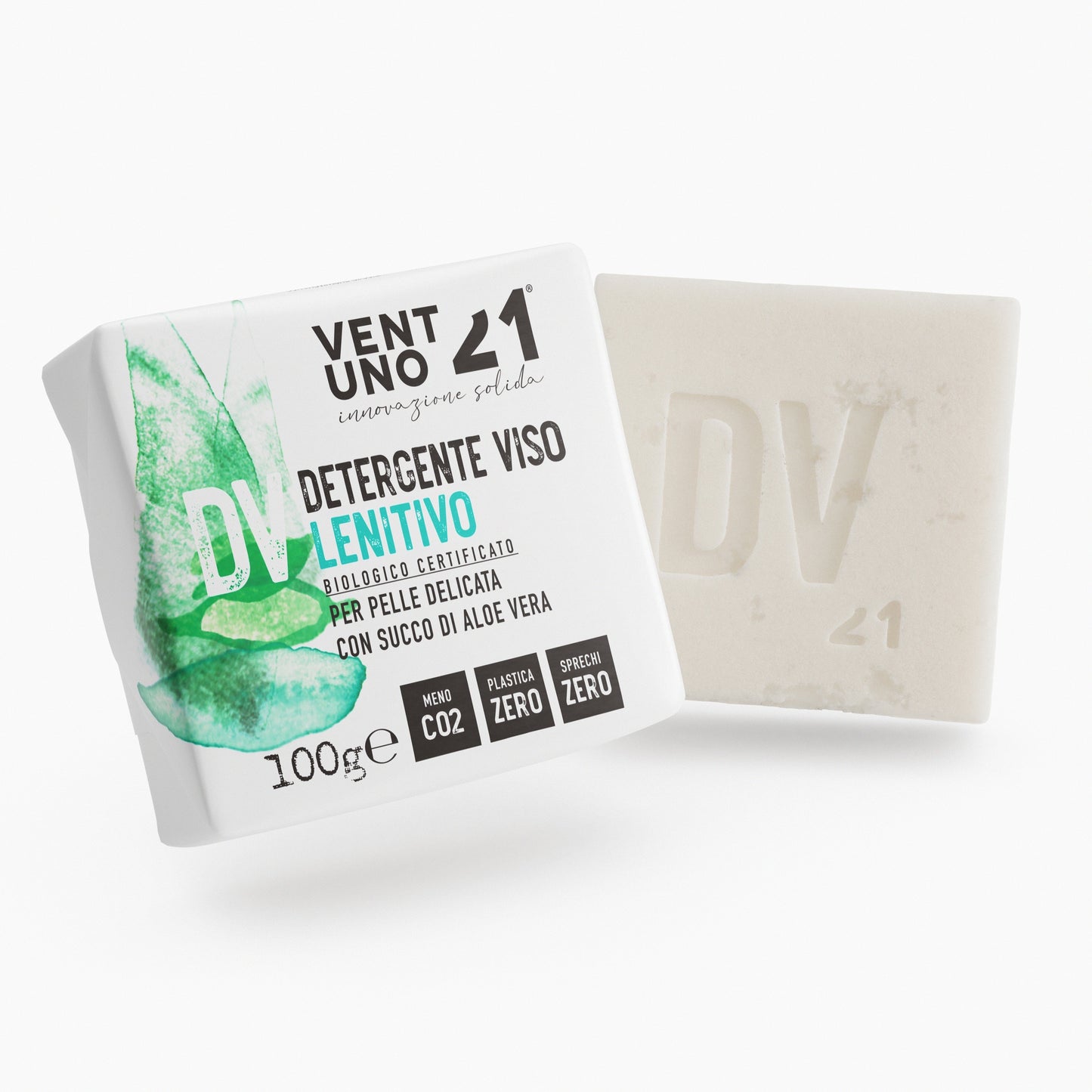 COSMETICO SOLIDO 21 - DETERGENTE PER IL VISO LENITIVO - 100g