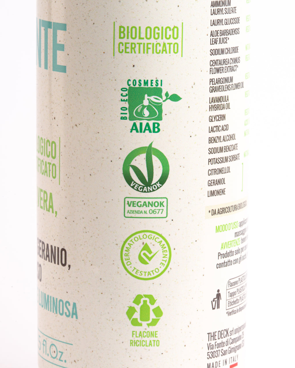 Detergente viso delicato - 250ml - Organic innovation