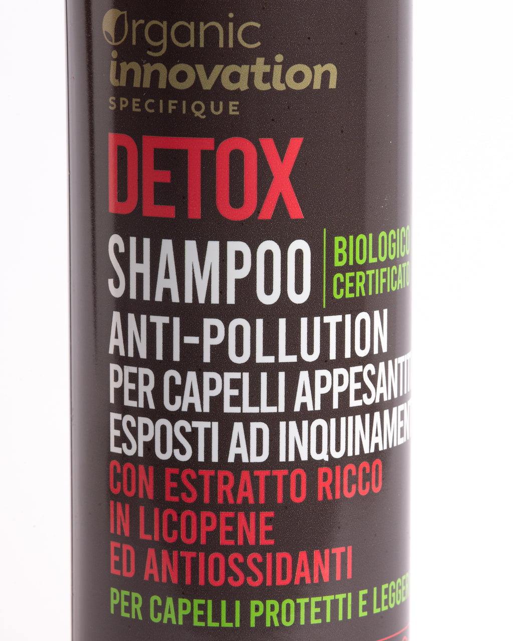 Shampoo - DETOX - ANTI POLLUTION - Organic Innovation - 250ml
