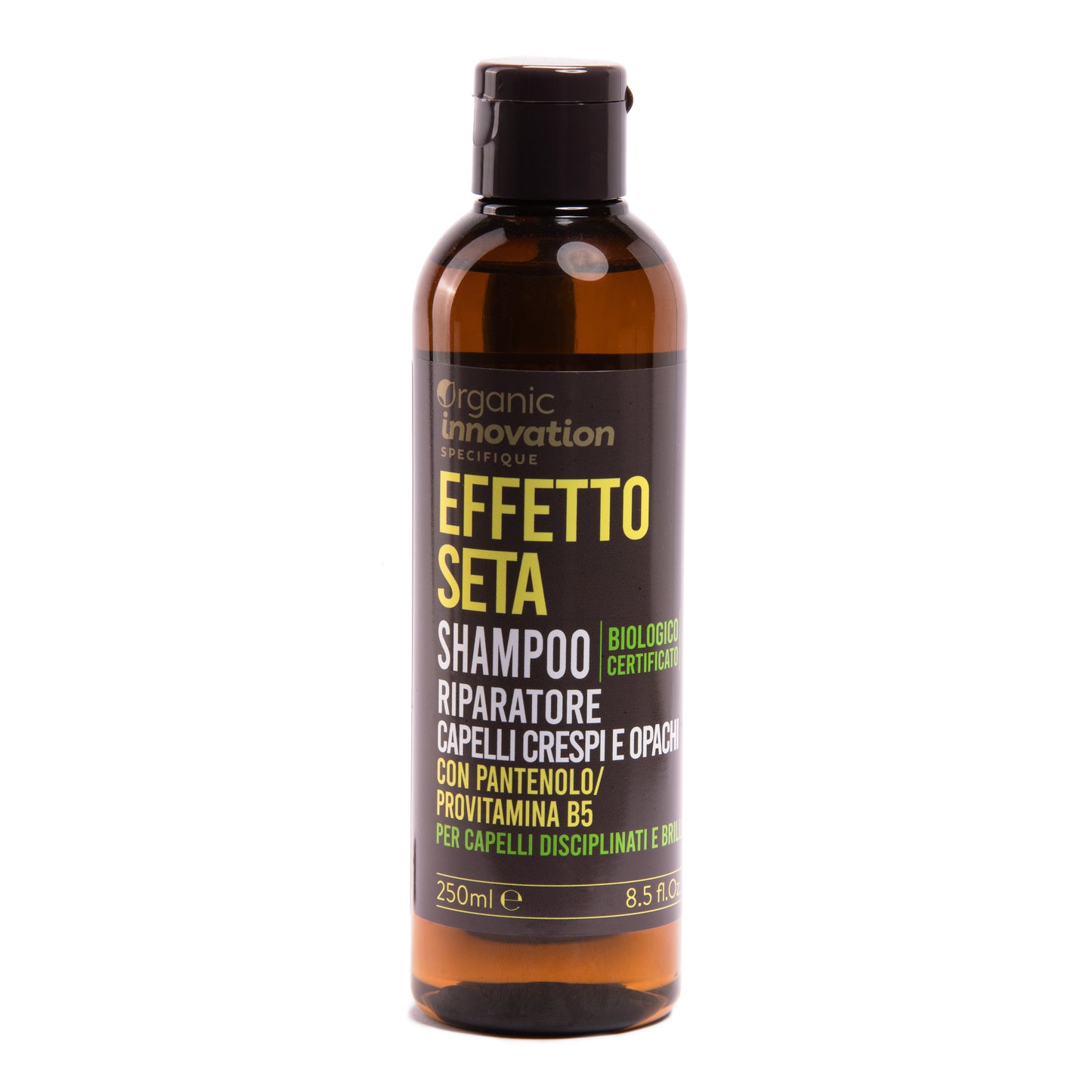 Shampoo EFFETTO SETA - Capelli Crespi - Organic Innovation - 250ml - Vegan OK