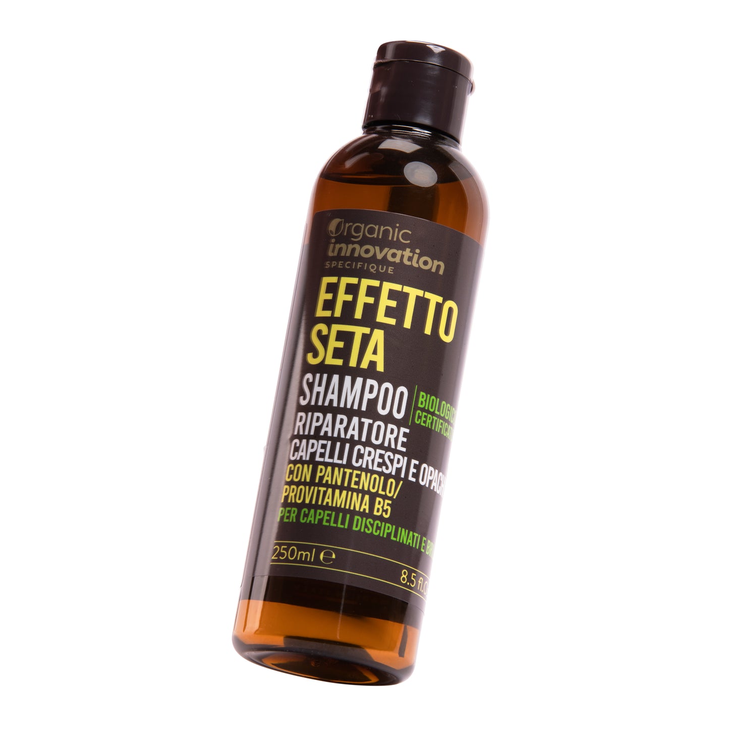 Shampoo EFFETTO SETA - Capelli Crespi - Organic Innovation - 250ml - Vegan OK