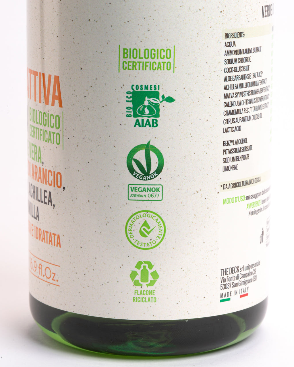 Bagnoschiuma - ENERGIA VIVA - Organic Innovation - Vegan OK