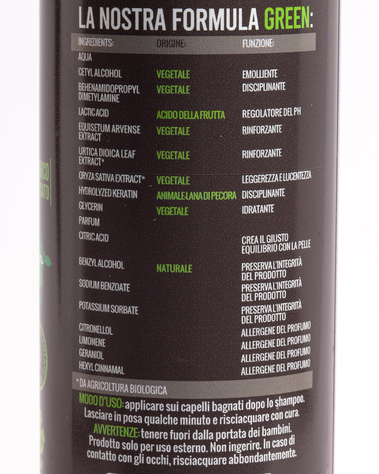 Balsamo - MATERIA E STRUTTURA - Capelli ARIDI e SFIBRATI - Organic Innovation - 250ml - VEgan OK