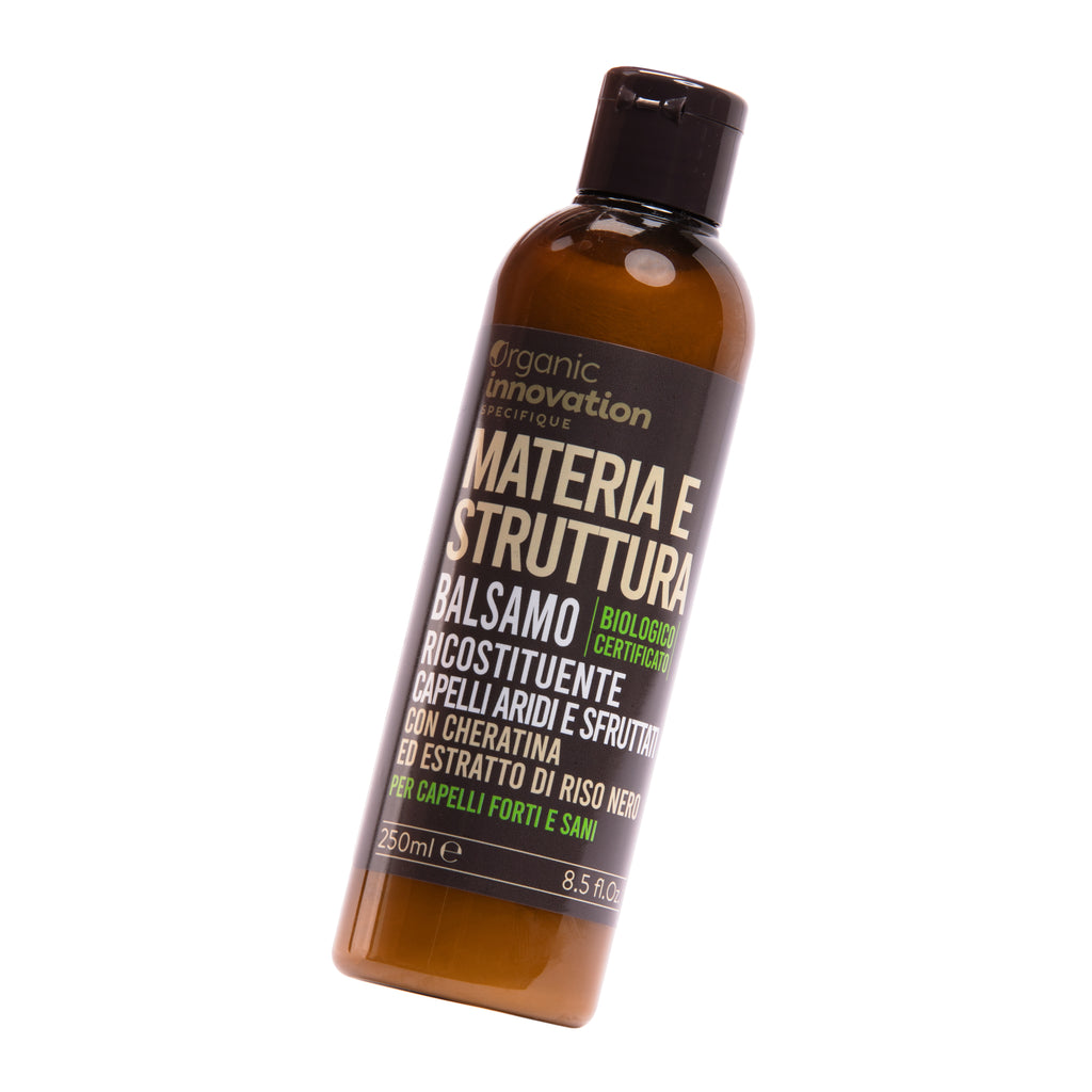 Balsamo - MATERIA E STRUTTURA - Capelli ARIDI e SFIBRATI - Organic Innovation - 250ml - VEgan OK