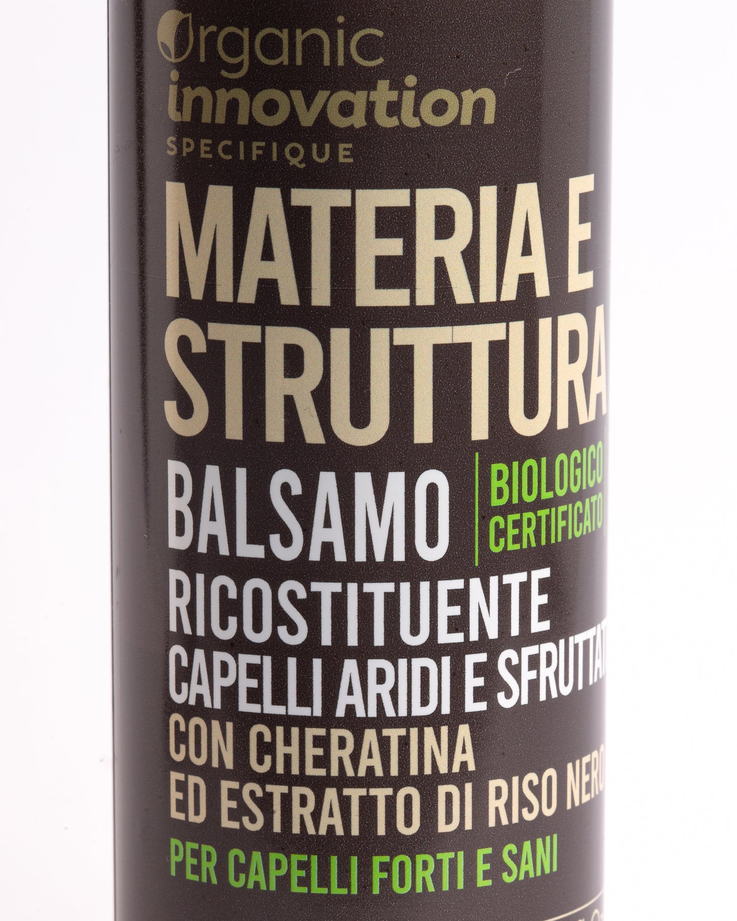 Balsamo - MATERIA E STRUTTURA - Capelli ARIDI e SFIBRATI - Organic Innovation - 250ml - VEgan OK