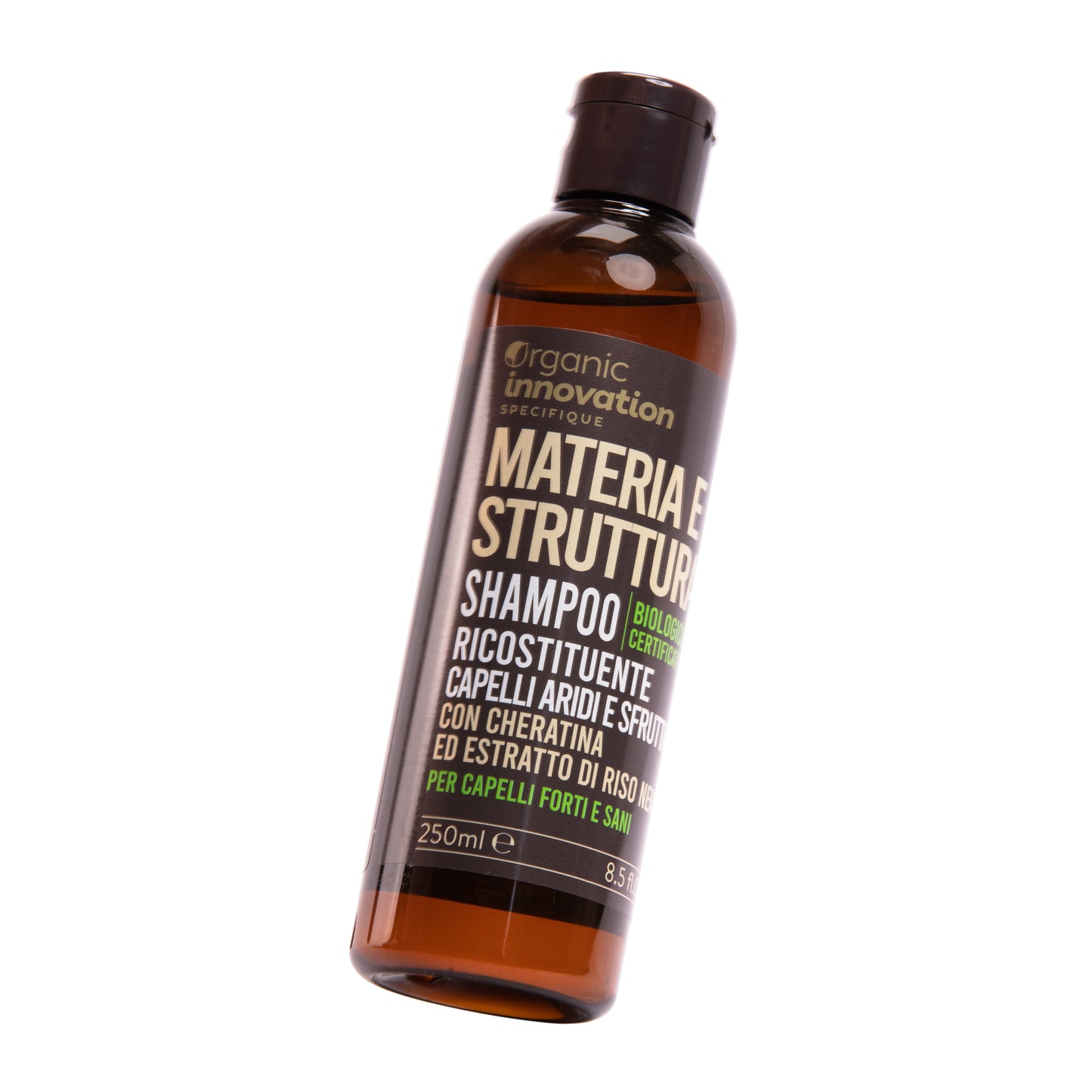 Shampoo - MATERIA E STRUTTURA - Capelli ARIDI e SFRIBRATI - Organic Innovation - 250 ml - Vegan Ok