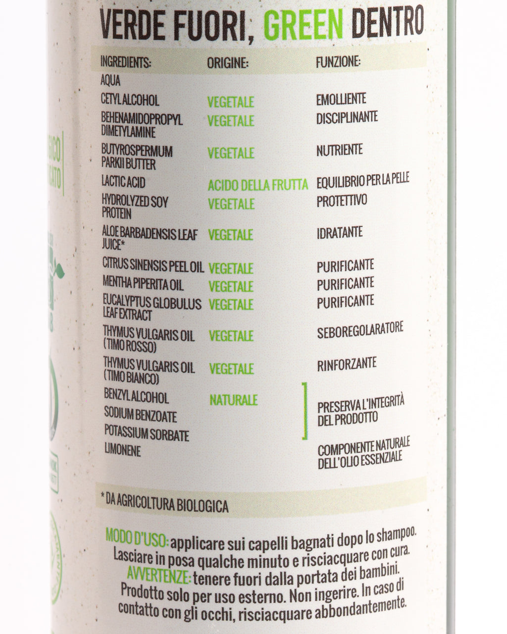 Balasamo - PURA LEGGEREZZA - Capelli Grassi - Organic Innovation - 250ml