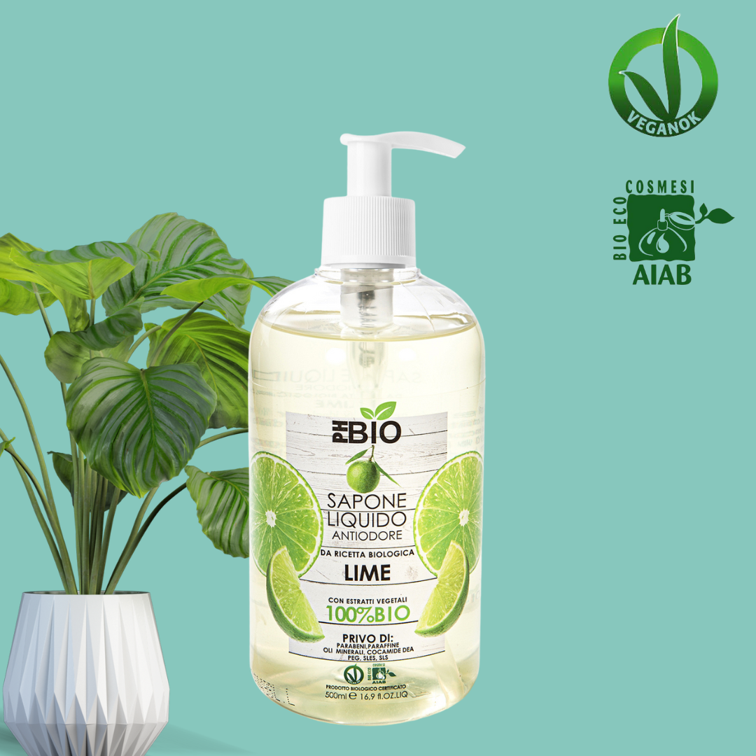 SAVON LIQUIDE - PH BIO - LIME - 500 ML