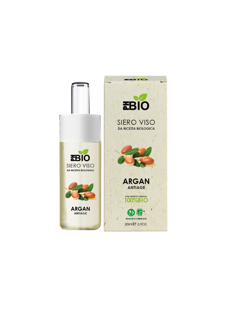 Siero Viso Antiage all'Argan - PH BIO - Vegano - Biologico al 100