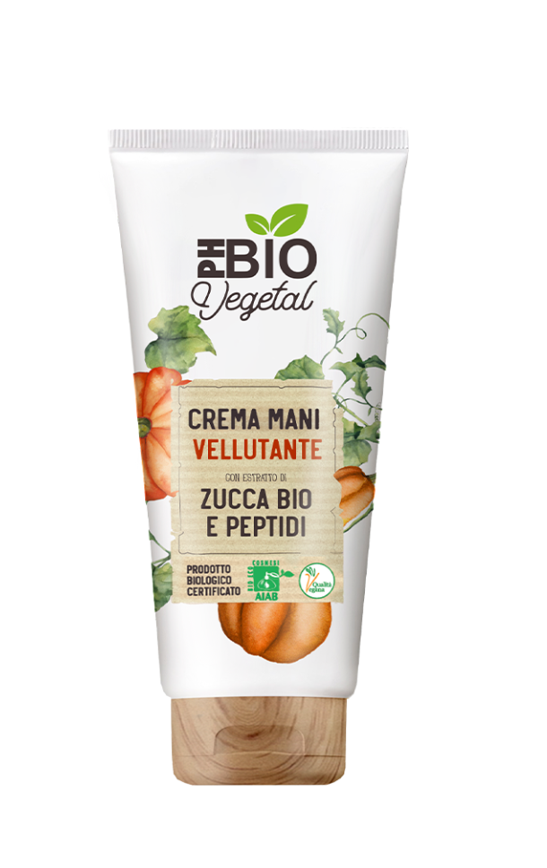 Crema mani VELLUTANTE  Zucca Vellutante zucca e peptidi - Ph bio Vegetal 250 ml Vegan OK