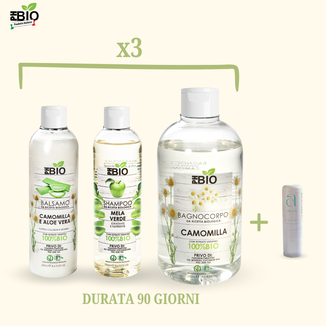 KIt capelli delicati con lipcare all'acido ialuronico - durata 90 giorni